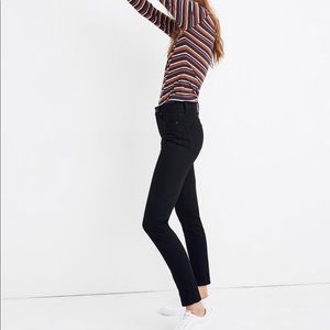 Madewell 9” Black Midrise Skinny